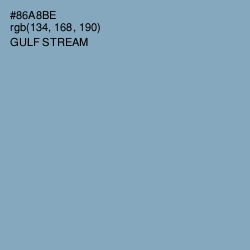 #86A8BE - Gulf Stream Color Image